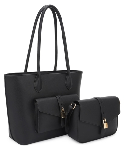 Fashion Handbag Set ZS-30638 BLACK